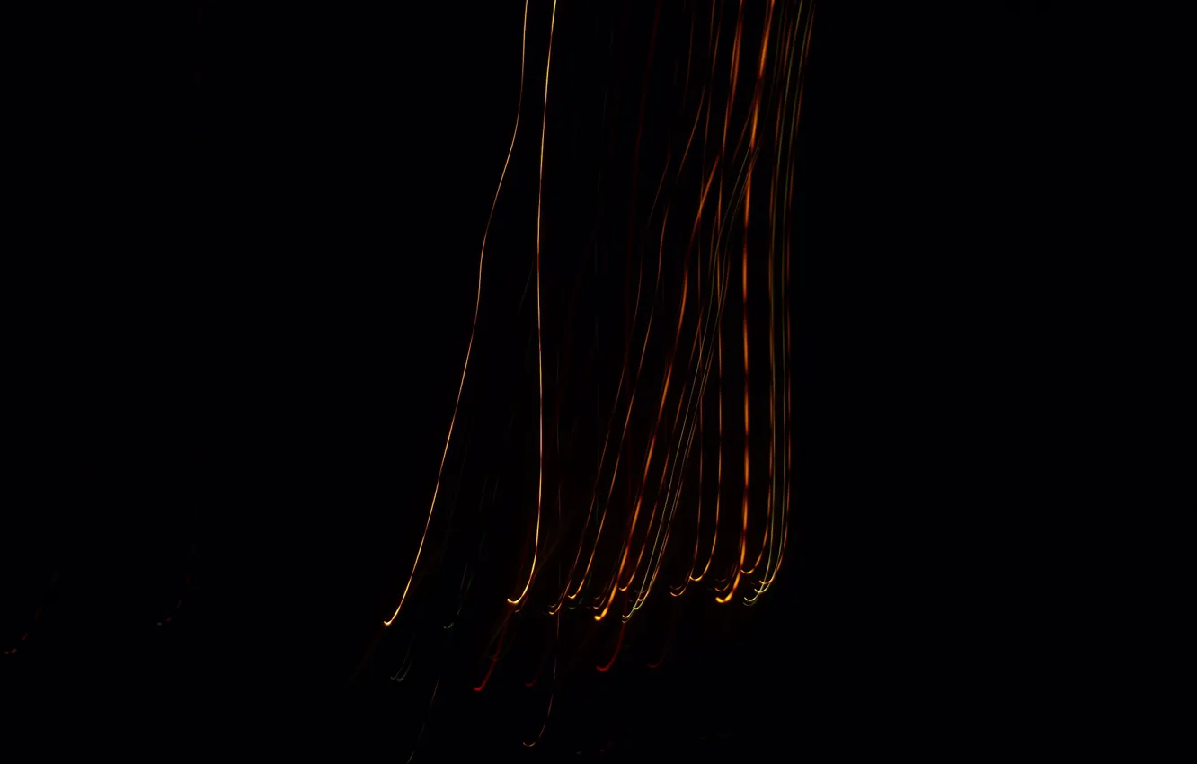 Photo wallpaper line, night, excerpt, Belarus