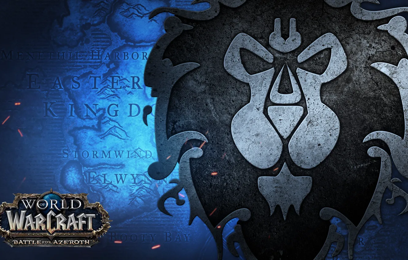 Photo wallpaper Blizzard, World of WarCraft, Alliance, Battle for Azeroth