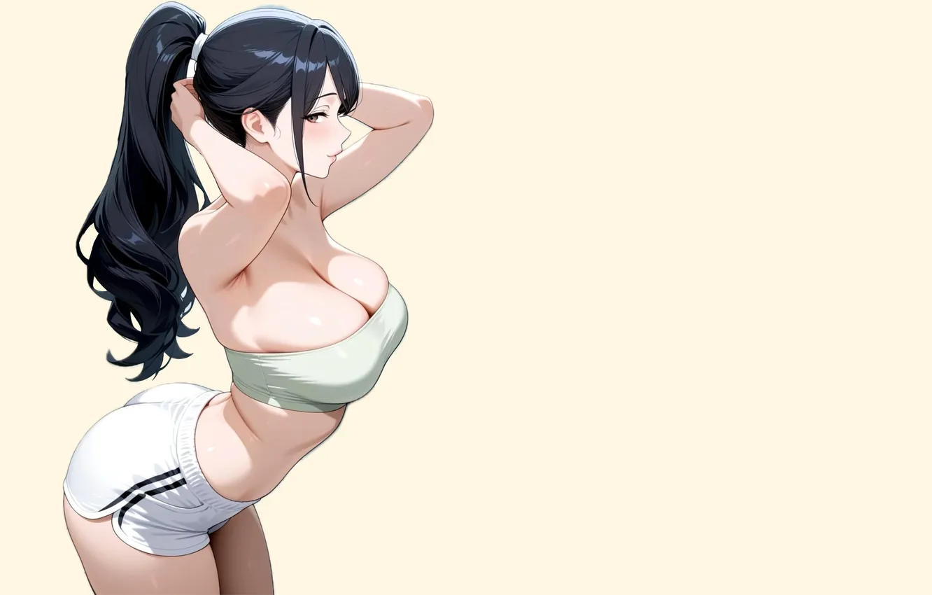 Photo wallpaper girl, hot, sexy, ass, boobs, anime, pretty, butt