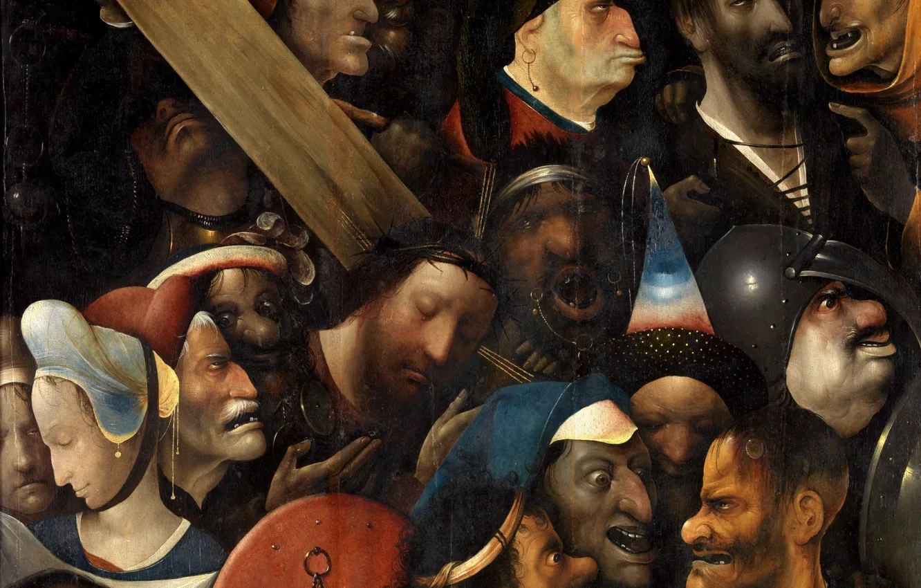 Photo wallpaper Hieronymus Bosch, The large carrying of the cross, Northern Renaissance