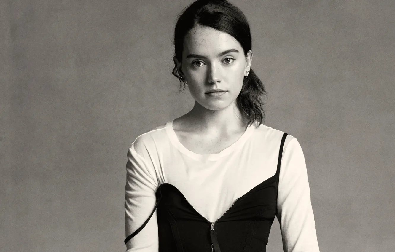 Photo wallpaper photoshoot, 2015, Interview, Daisy Ridley, Daisy Ridley