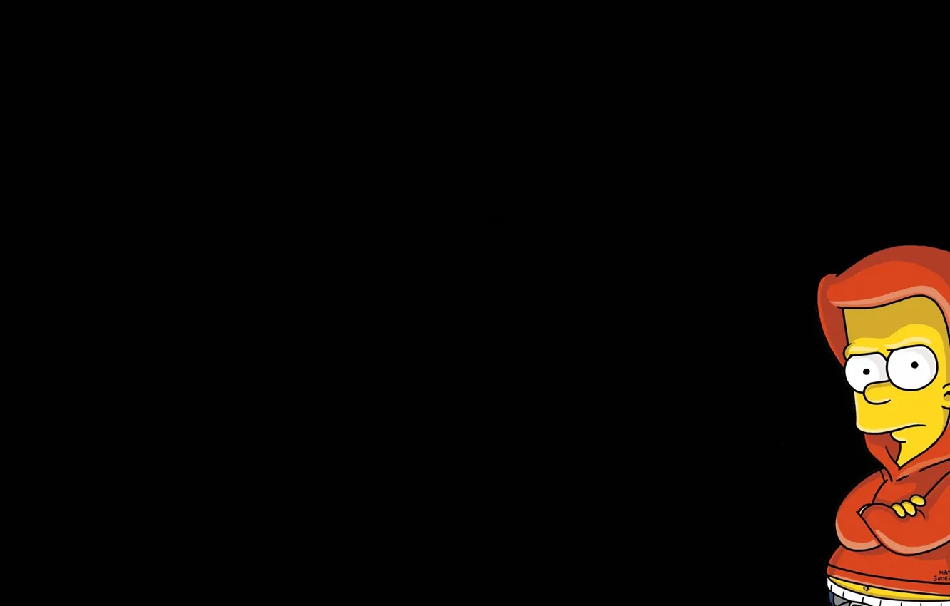 Photo wallpaper figure, cartoon, The simpsons, art, Simpsons, Bart, characters, The Simpsons