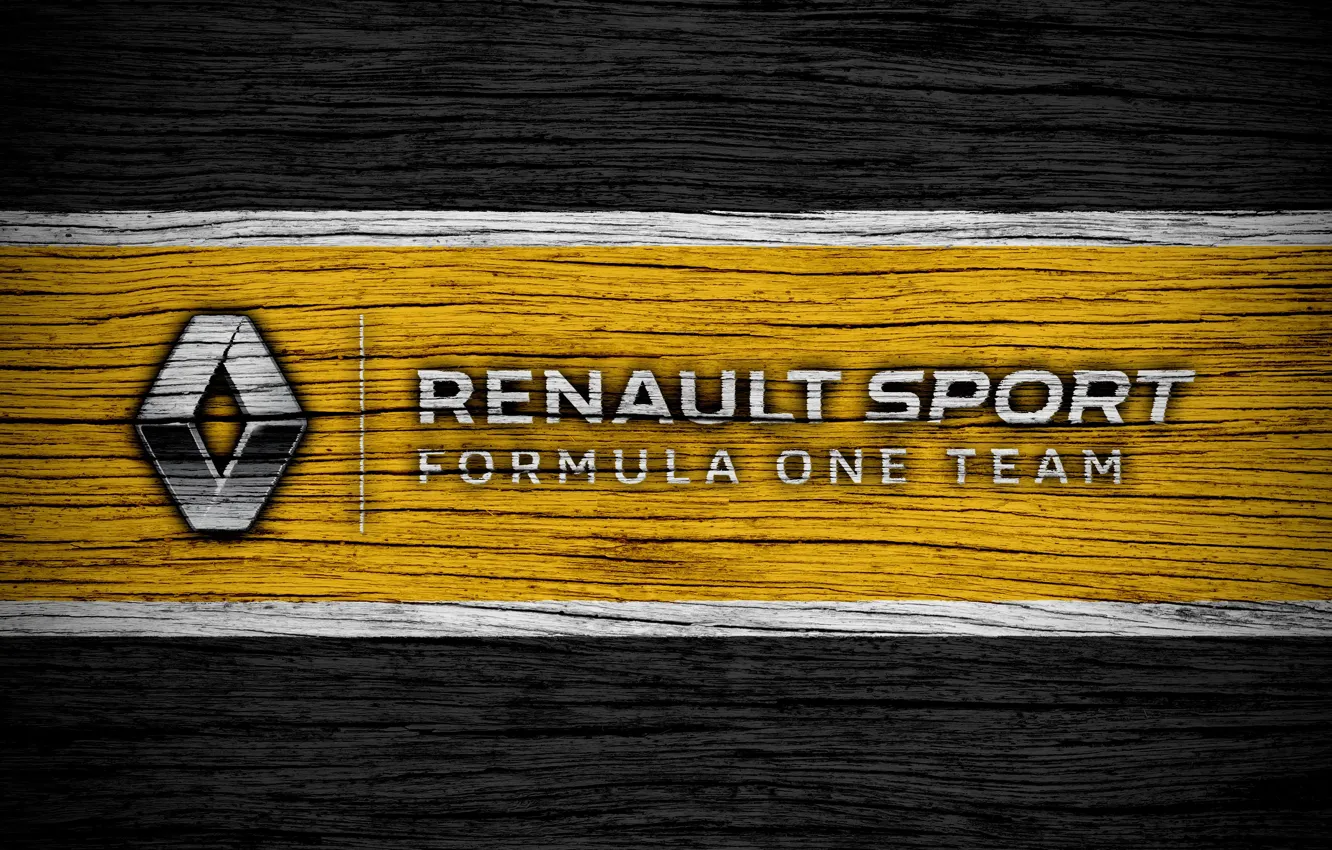 Photo wallpaper Renault, wallpaper, sport, logo, Formula 1