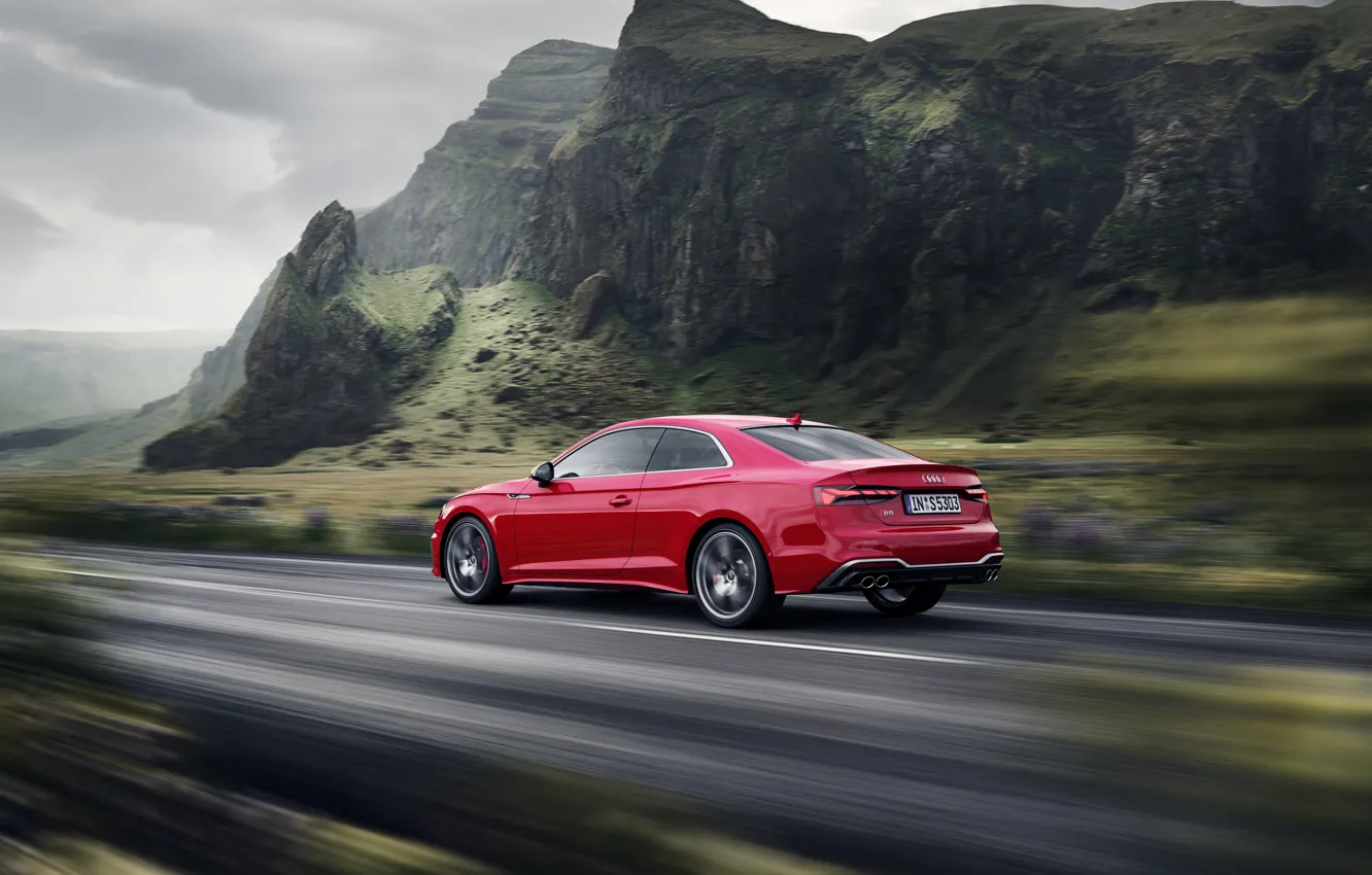 Photo wallpaper Coupe, speed, TDI, Audi S5, 2020, Audi