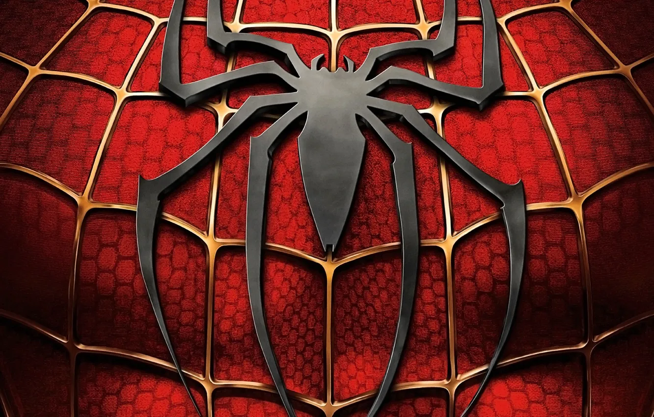 Photo wallpaper logo, poster, Spider-man, Spider-Man