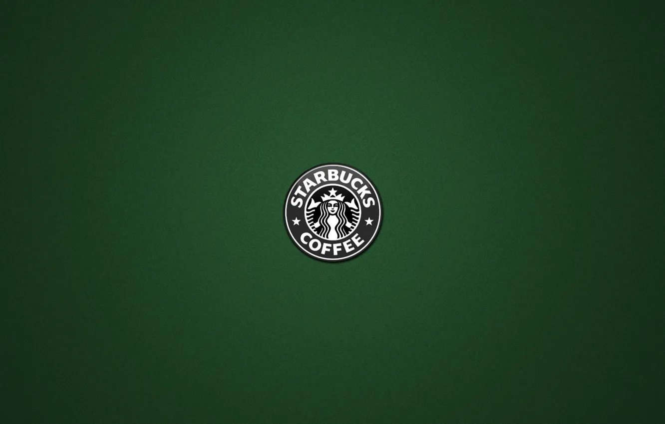 Photo wallpaper green, background, the inscription, coffee, words, coffee, starbucks