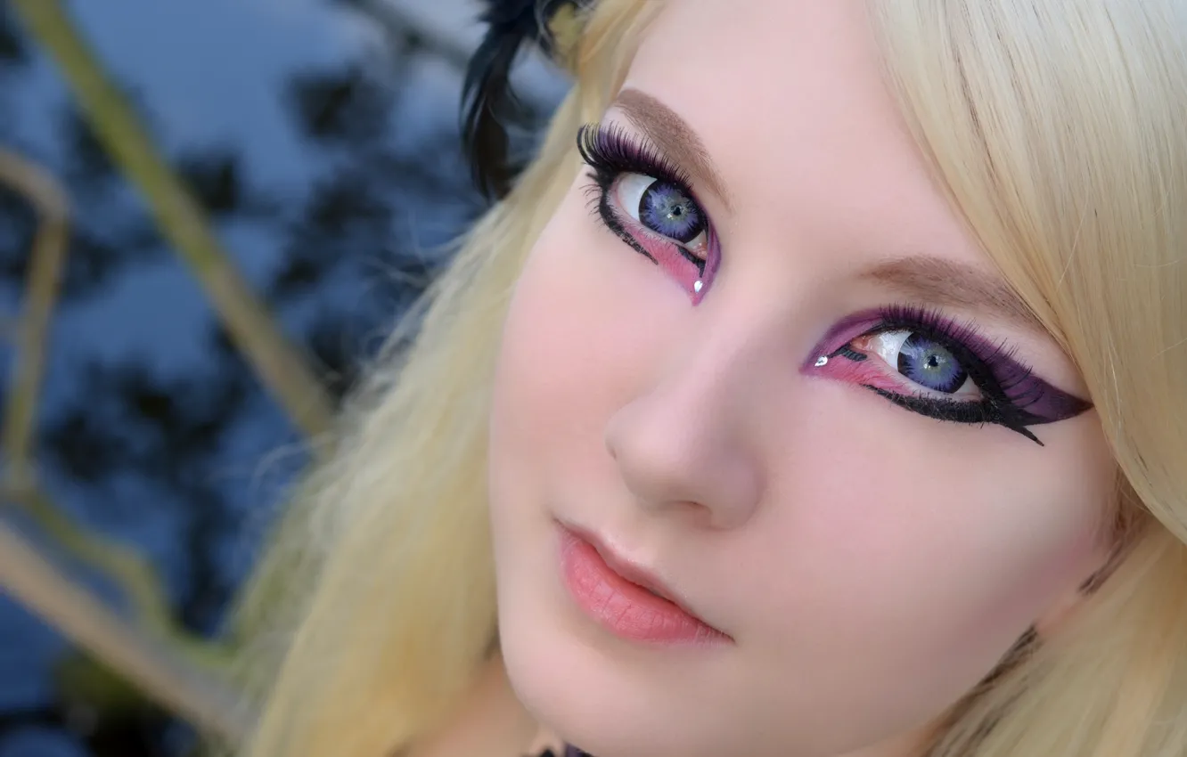 Photo wallpaper nothing, look, blonde, Maria Amanda, Stock