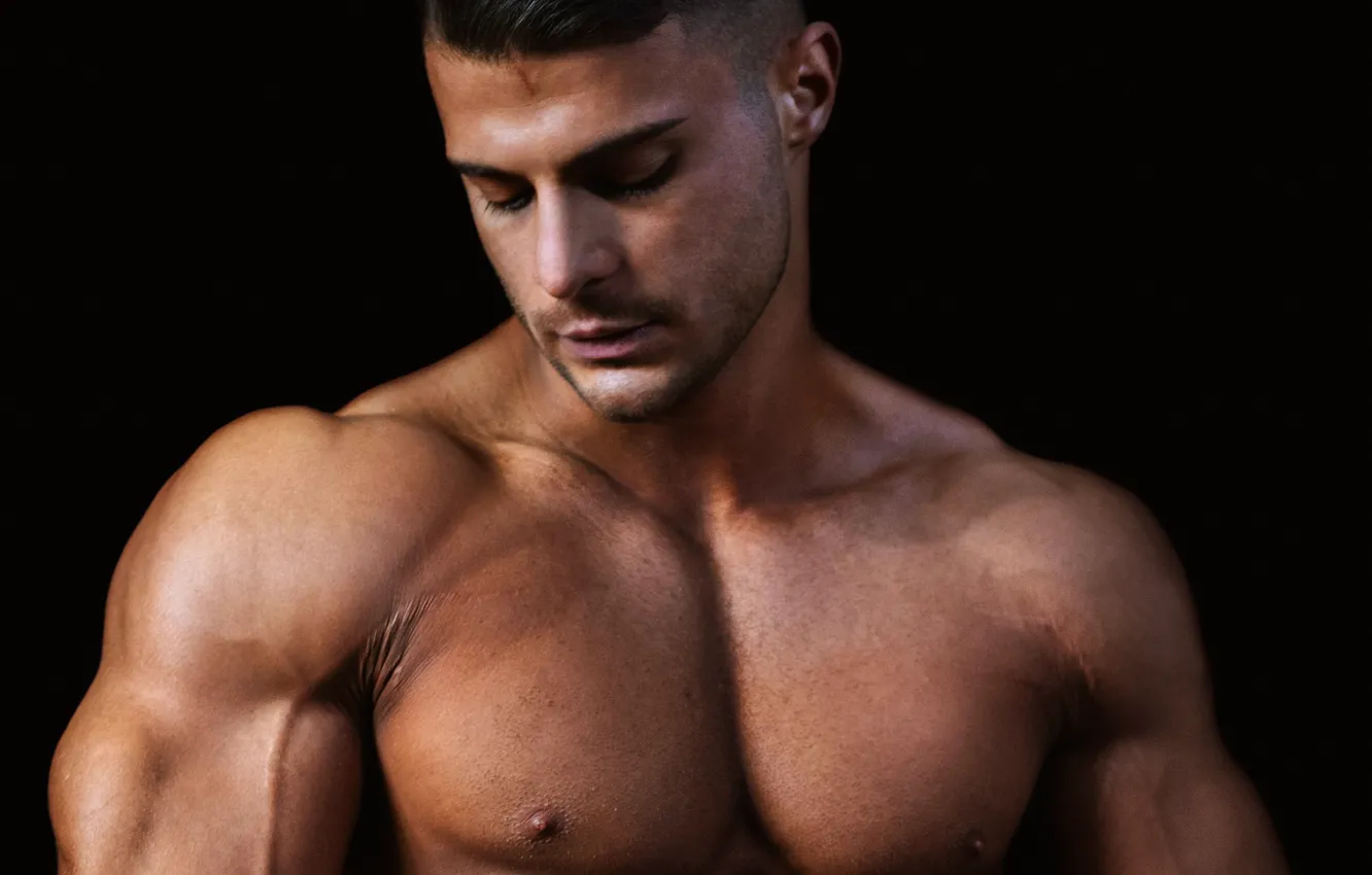 Photo wallpaper background, Wallpaper, man, wallpaper, male, picture, black background, man