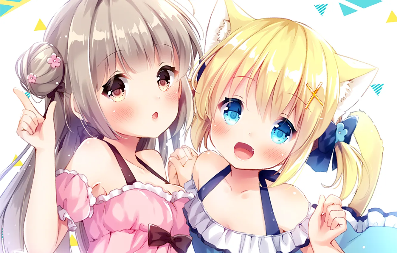 Photo wallpaper girl, sexy, long hair, dress, anime, beautiful, pretty, brunette