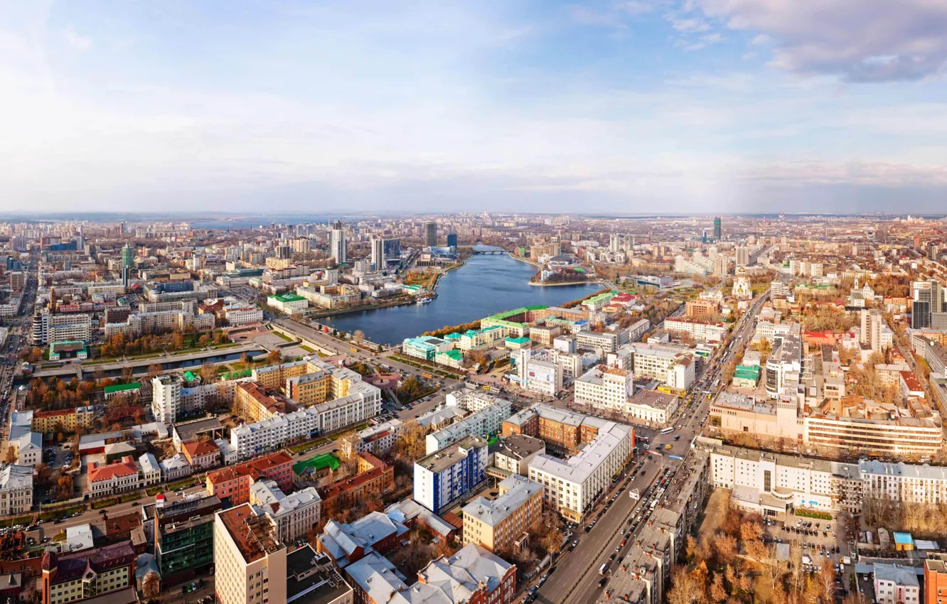 Photo wallpaper bridge, the city, river, Wallpaper, street, Avenue, home, panorama