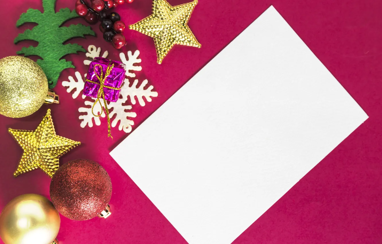 Photo wallpaper decoration, holiday, toy, new year, decor