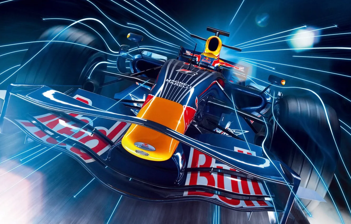 Photo wallpaper Formula 1, Red Bull, the car, race