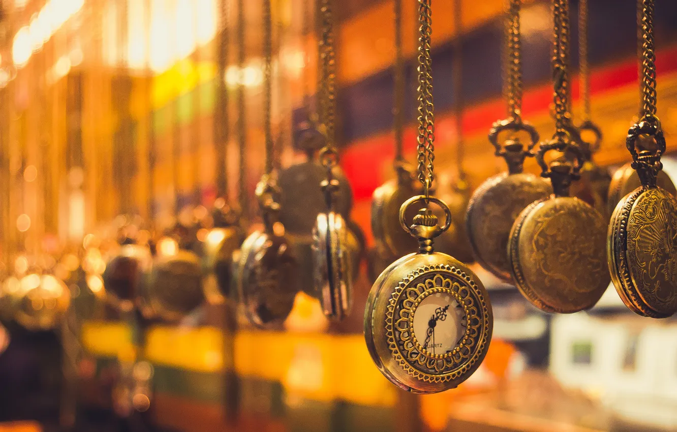 Photo wallpaper time, arrows, watch, hanging