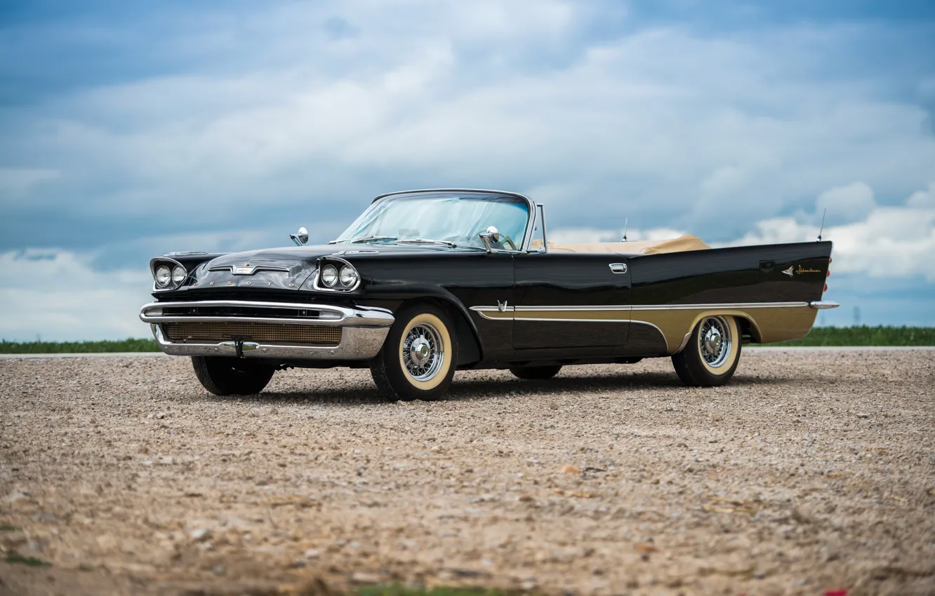 Photo wallpaper auto, the sky, convertible, Convertible, Adventurer, Desoto