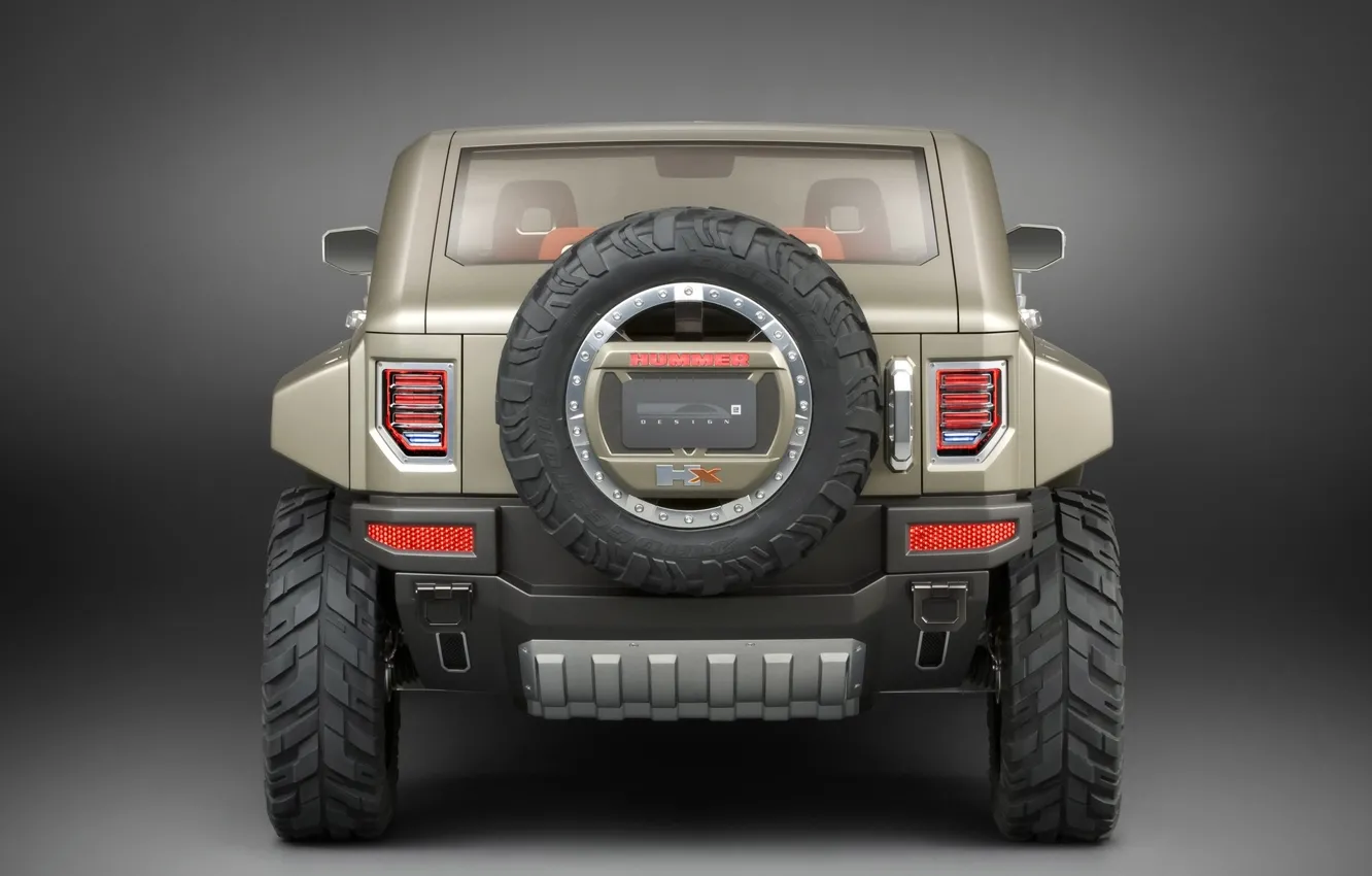 Photo wallpaper Hummer, Concept-Rear