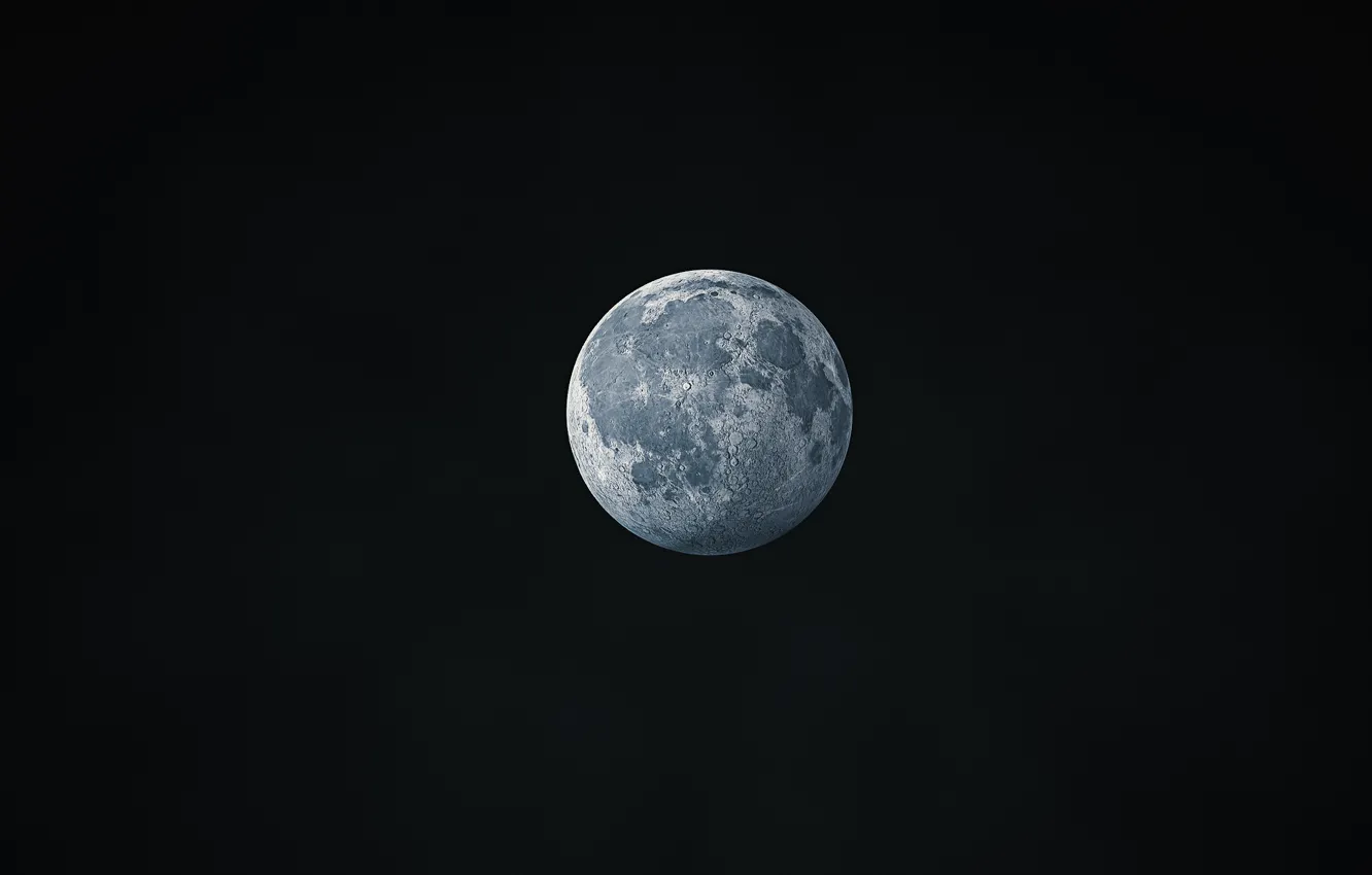 Photo wallpaper space, the moon