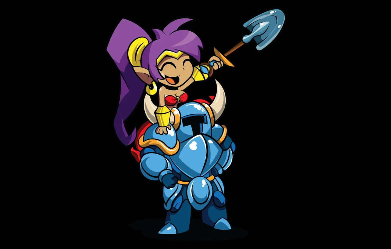 Photo wallpaper fun, shantae, shovel knight