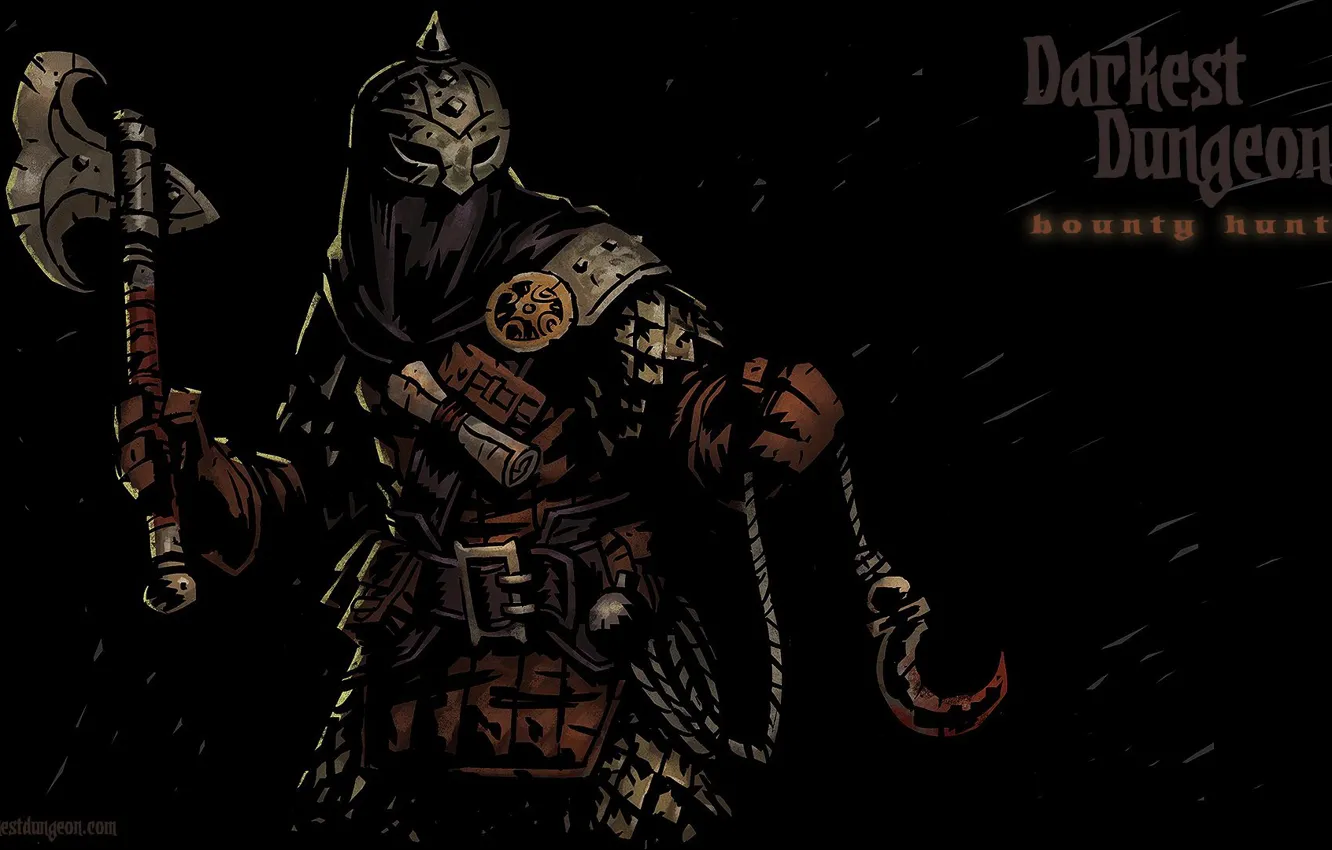 Photo wallpaper rpg, Bounty Hunter, Darkest Dungeon, Red Hook Studios