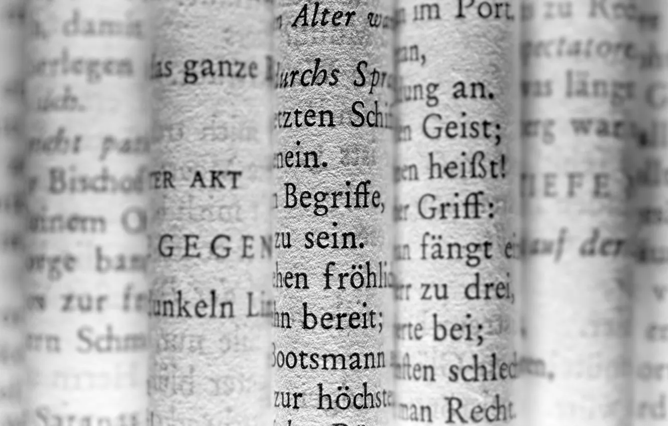Photo wallpaper font, bokeh, Faust, English