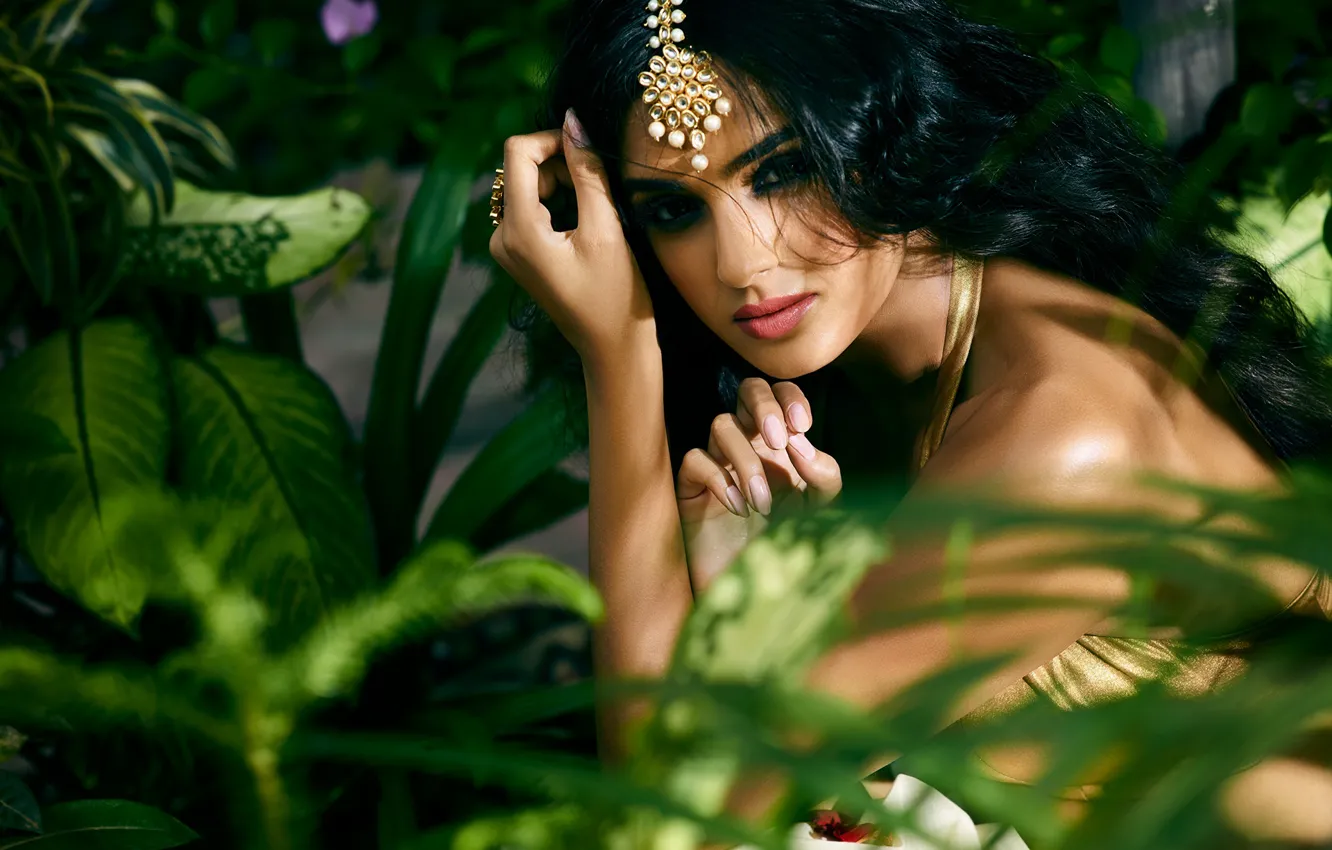 Photo wallpaper girl, hot, sexy, eyes, smile, beautiful, figure, model