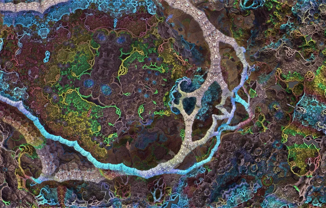 Photo wallpaper background, form, Fractal