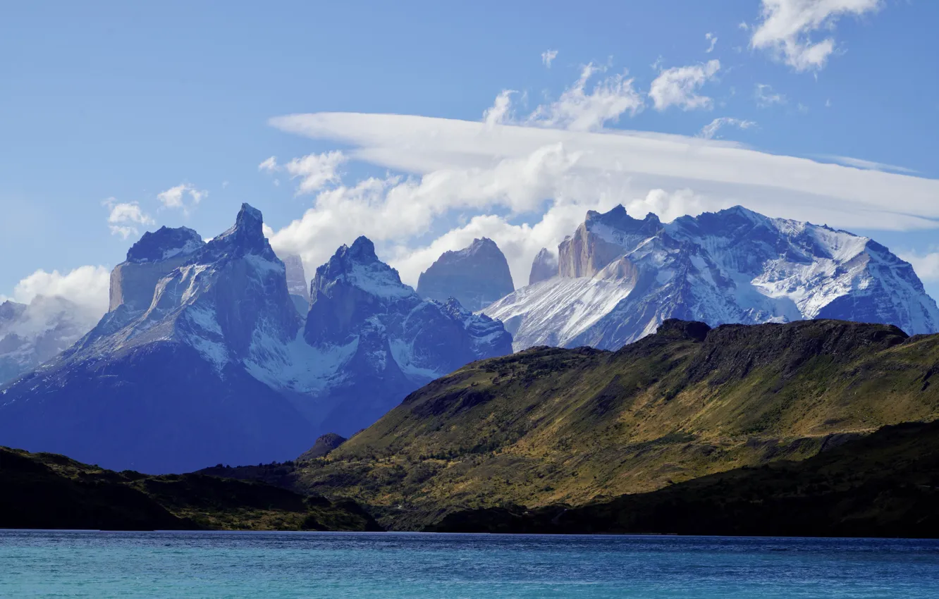 Photo wallpaper Torres del Paine, Chile, South America