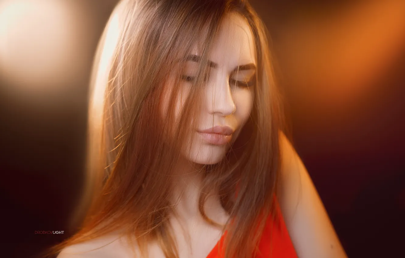 Photo wallpaper hair, Girl, shoulders, Svetlana, Alexander Drobkov-Light