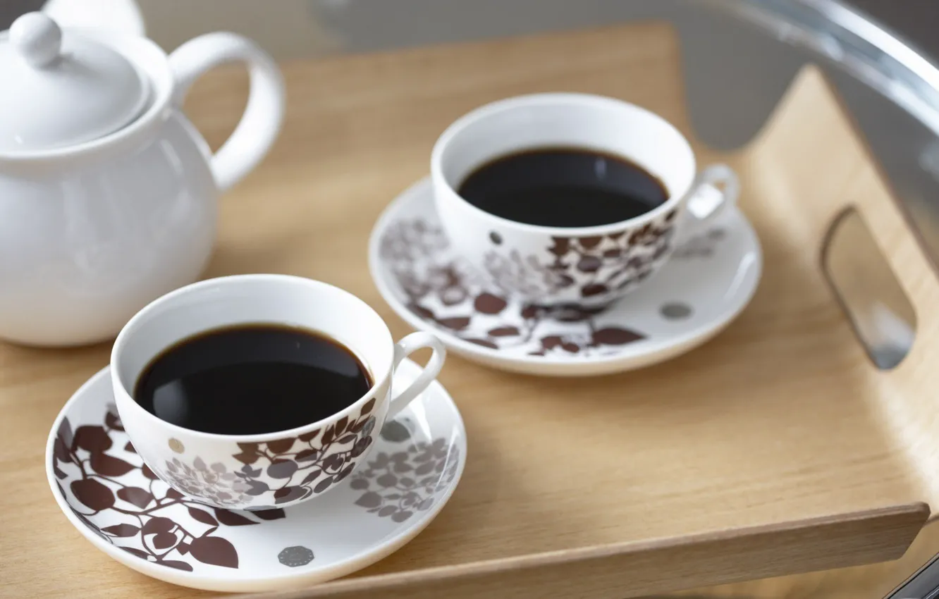 Photo wallpaper background, mood, Wallpaper, coffee, plate, spoon, the tea party, mug