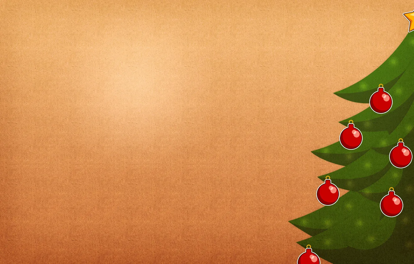 Photo wallpaper balls, creative, holiday, balls, toy, tree, new year, spruce