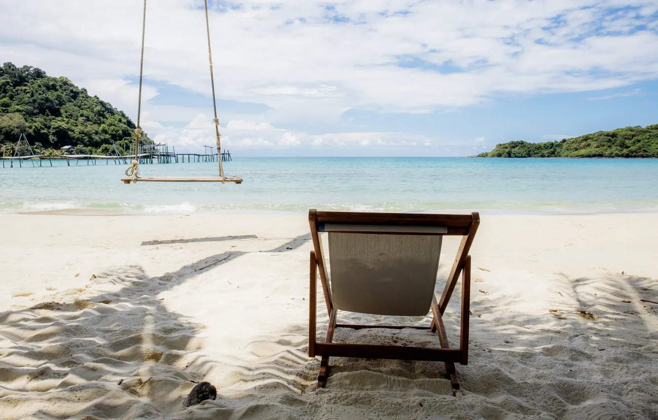Photo wallpaper sand, sea, wave, beach, summer, the sky, shore, waves