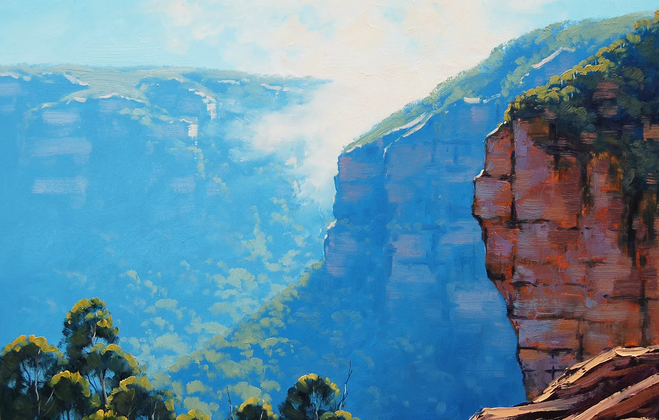 Photo wallpaper figure, art, ARTSAUS, ECHO POINT KATOOMBA