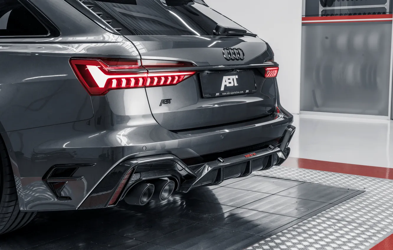Photo wallpaper Audi, ABBOT, universal, TFSI, feed, RS 6, 2020, RS6-R