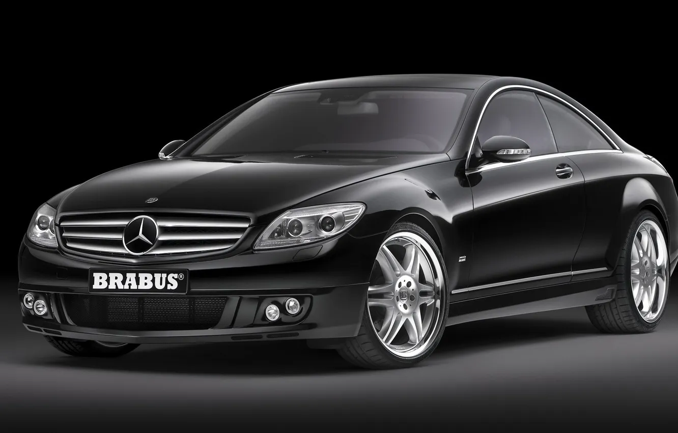 Photo wallpaper black, tuning, Brabus
