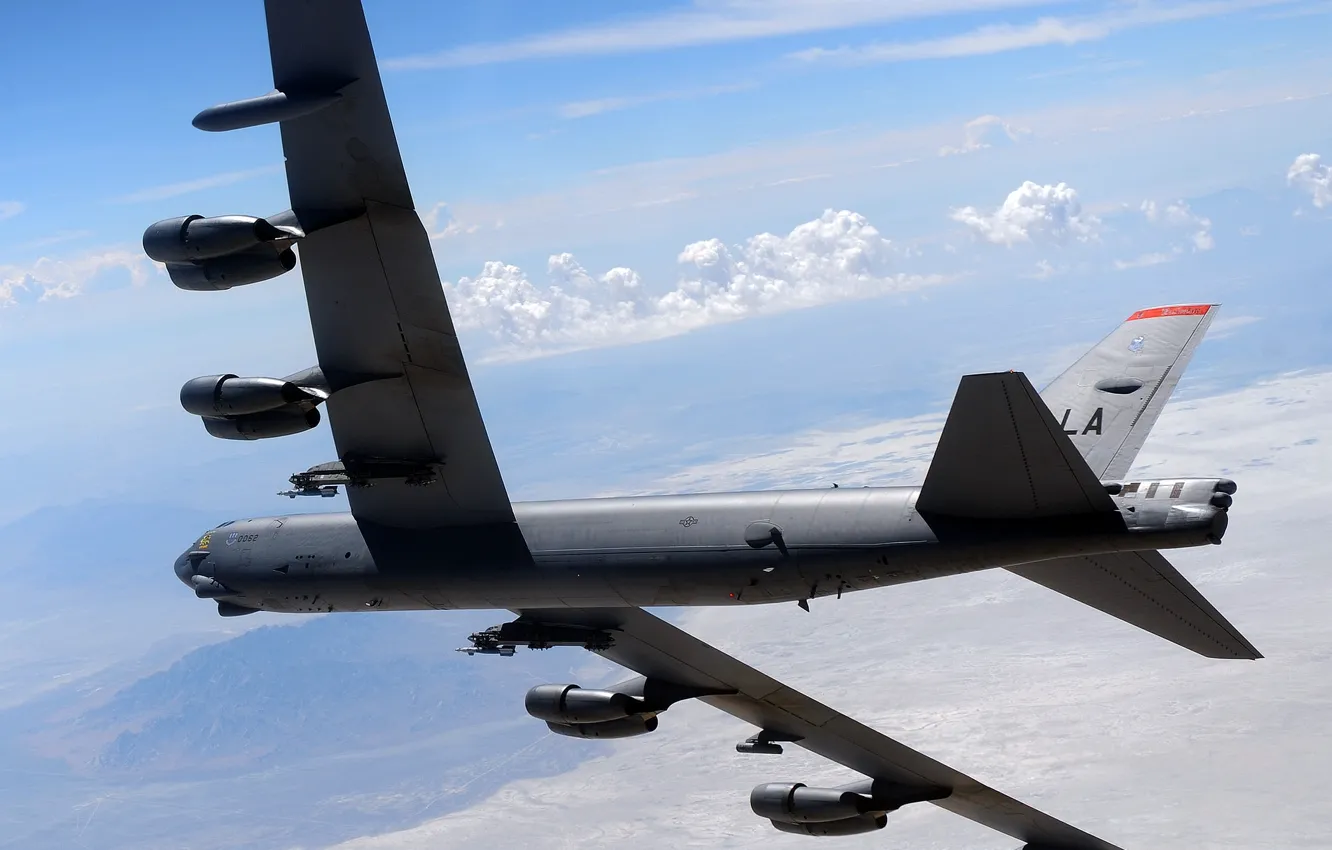 Photo wallpaper USA, strategic, Intercontinental, bomber bomber, ultra long, Boeing B-52 Stratofortress, Stratospheric fortress