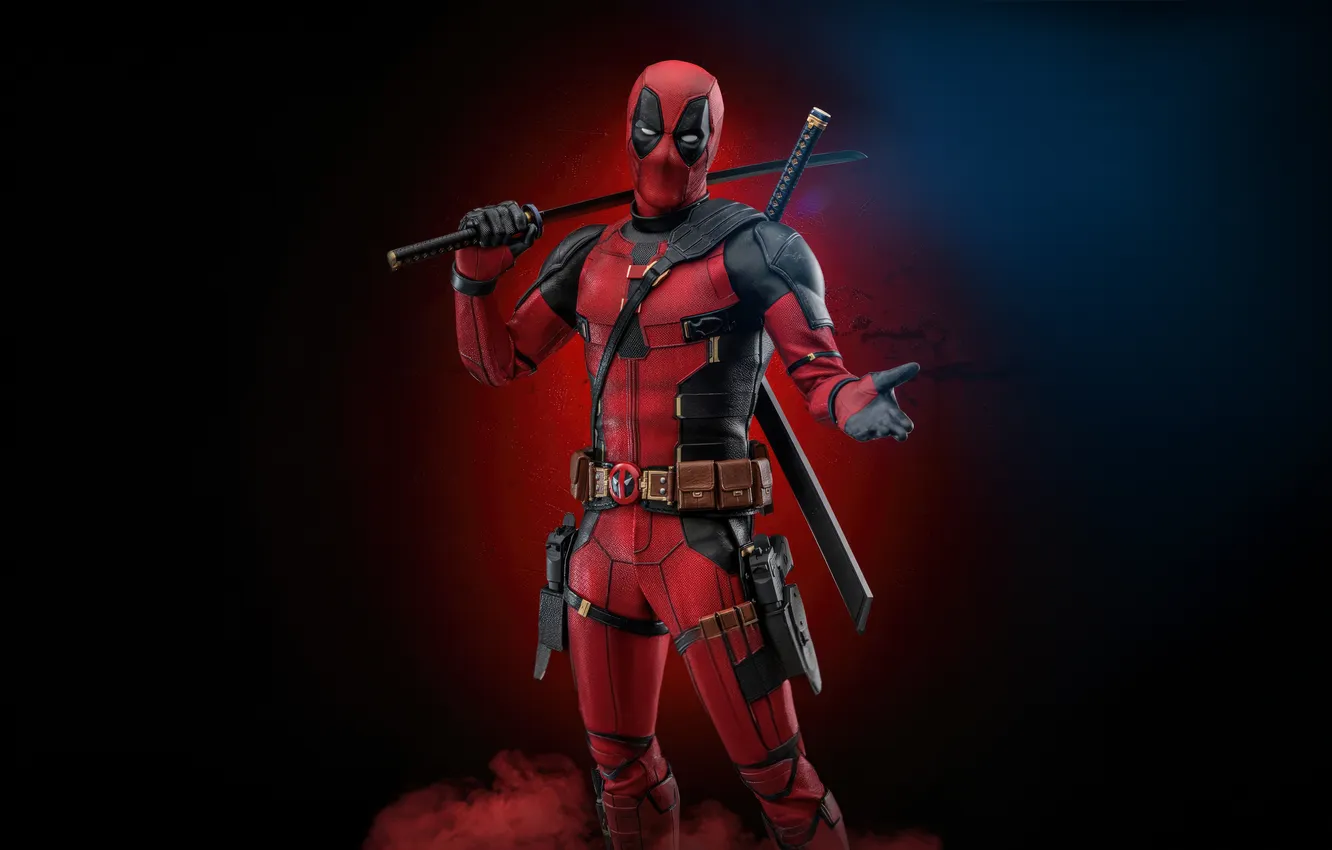 Photo wallpaper deadpool, ninja, undying