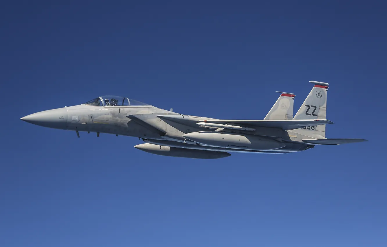 Photo wallpaper flight, fighter, F-18C, McDonnell Douglas