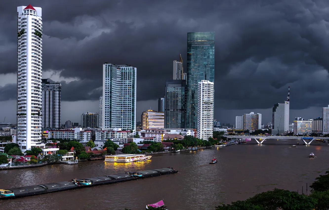 Photo wallpaper city, Thailand, Bangkok