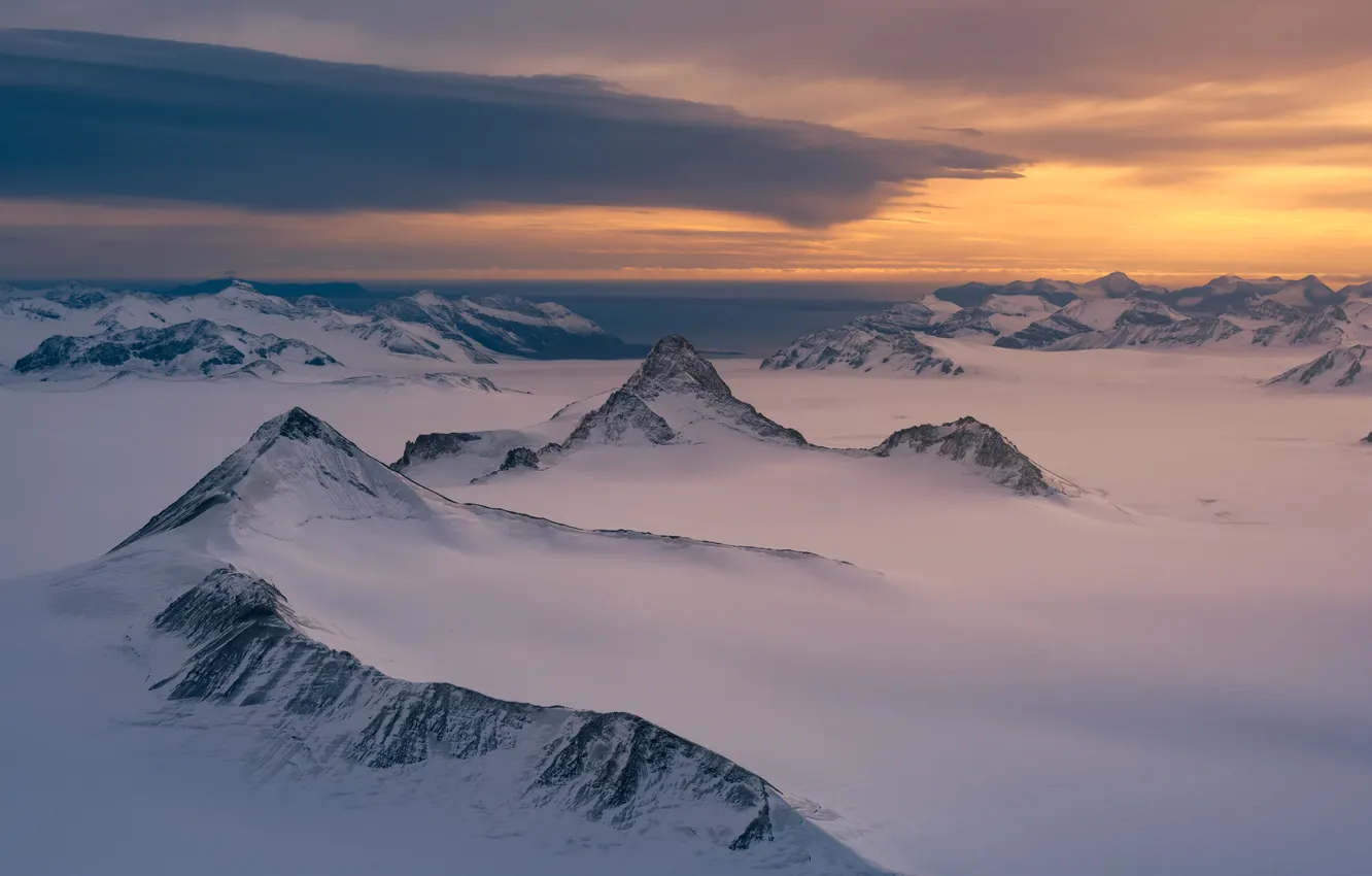 Photo wallpaper Norway, Svalbard, Karlsson
