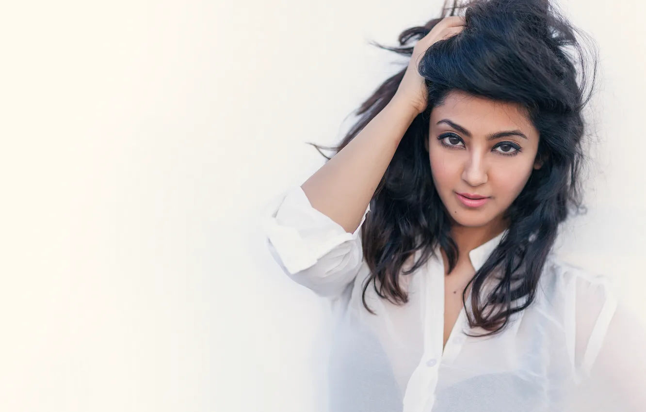 Photo wallpaper girl, hot, sexy, eyes, smile, beautiful, figure, model