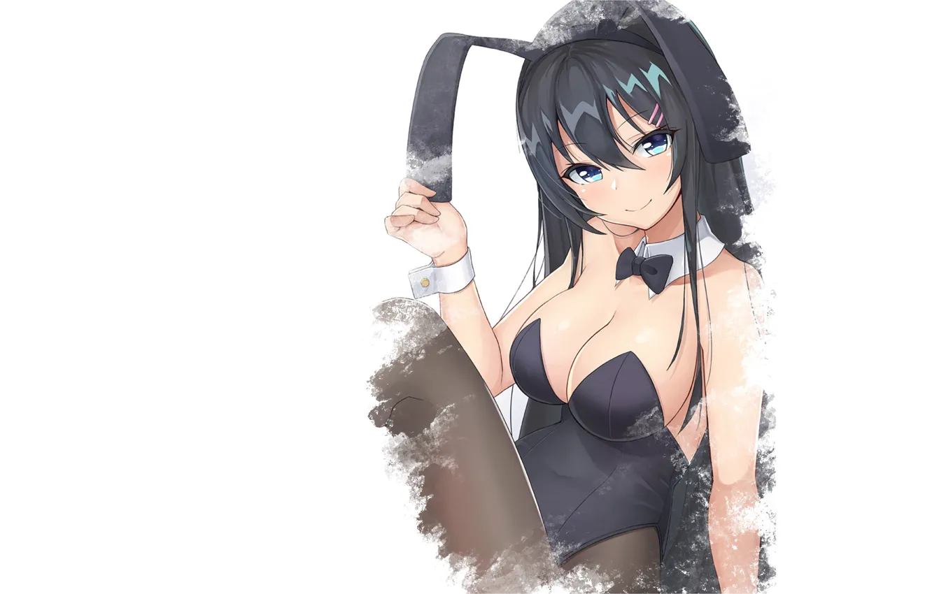 Photo wallpaper girl, hot, sexy, boobs, anime, pretty, babe, bunny