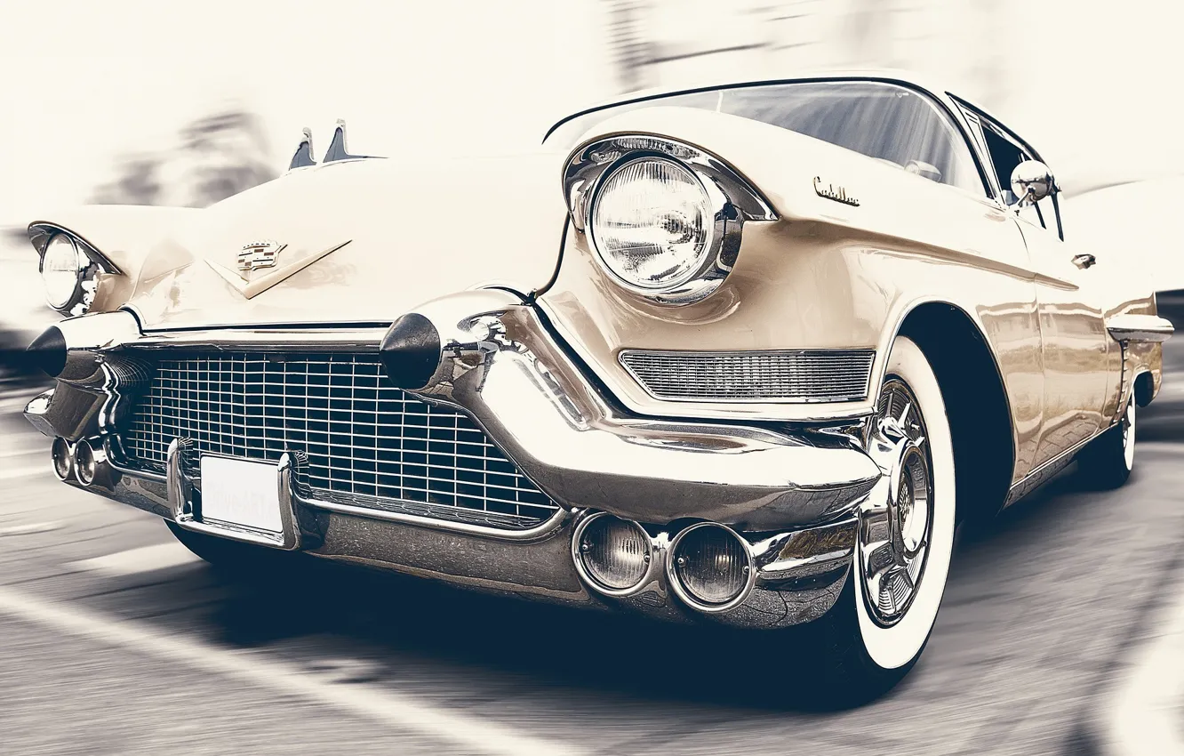 Photo wallpaper auto, retro, car, classic, Cadillac, Oldtimer