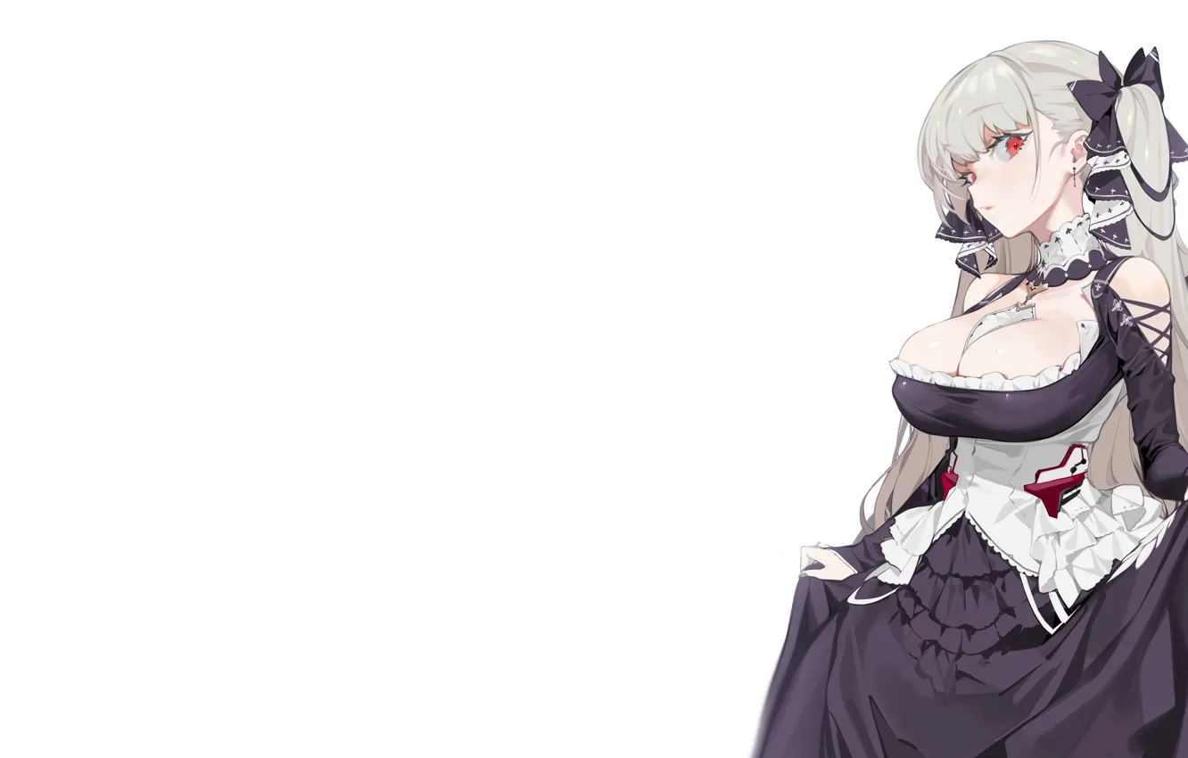 Photo wallpaper girl, hot, sexy, boobs, anime, pretty, breasts, babe