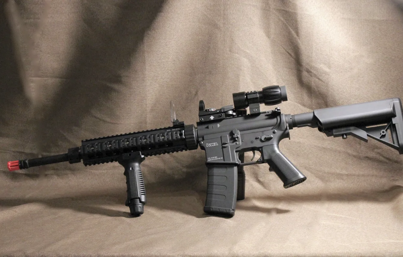 Photo wallpaper weapons, background, QUACK SR-10