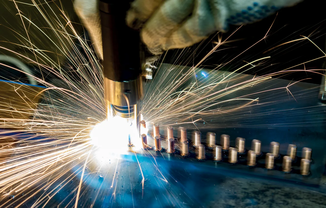 Wallpaper sparks, welding, solder for mobile and desktop, section hi ...