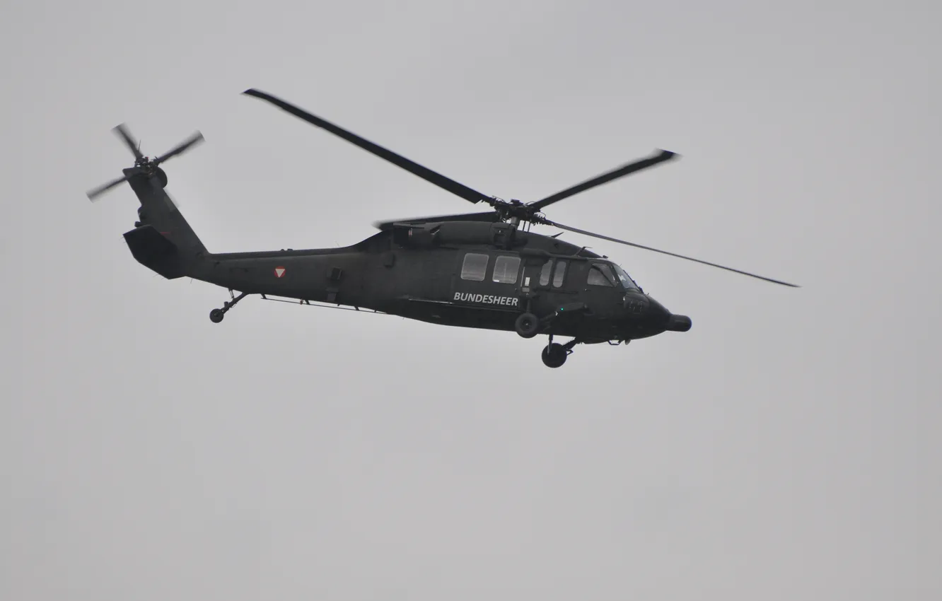 Photo wallpaper helicopter, black hawk, Airpower, Austrian Air Force