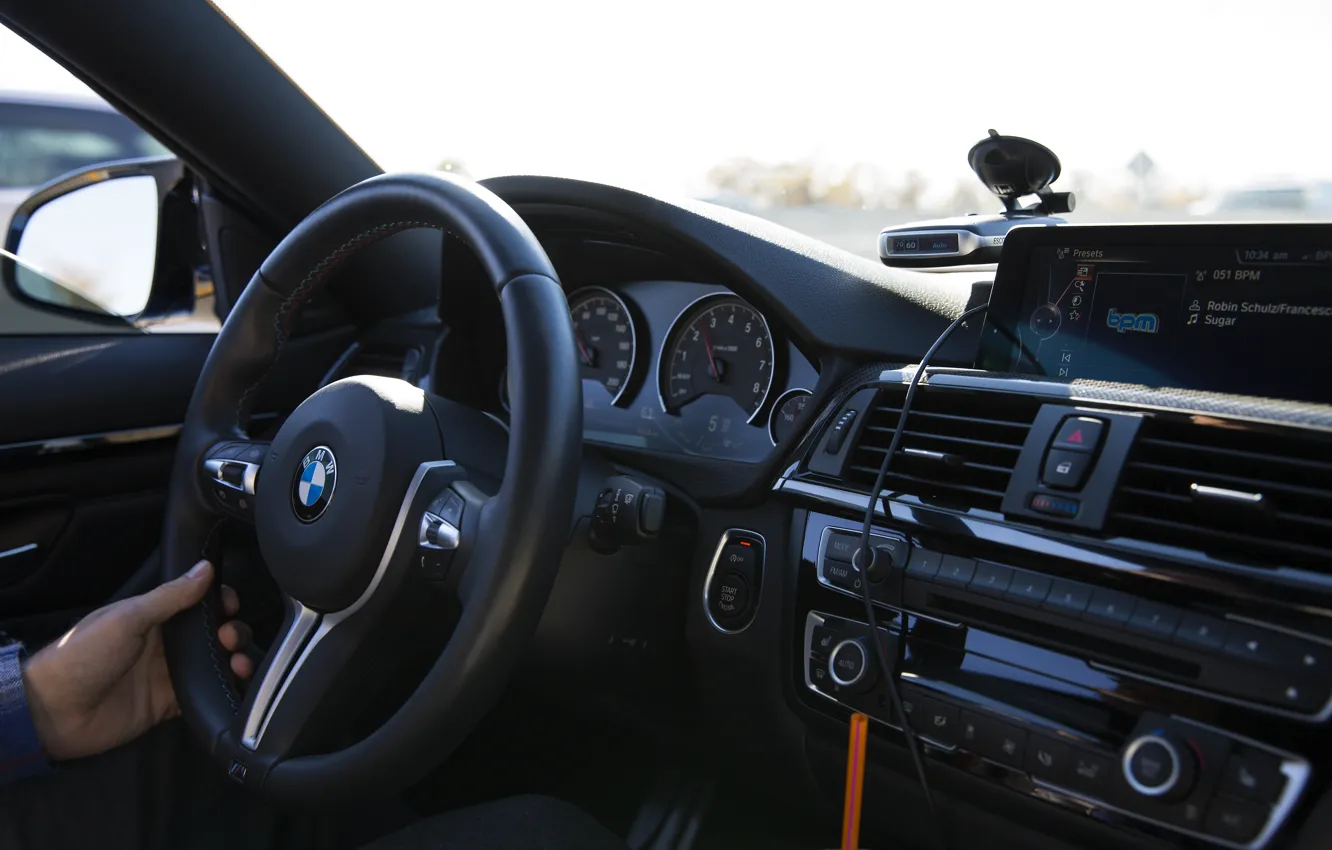 Photo wallpaper BMW, interior, F82