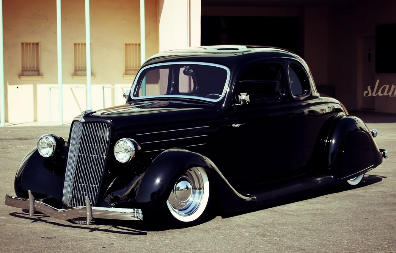 Photo wallpaper Ford, Coupe, Lowrider, Custom, 1935 Year