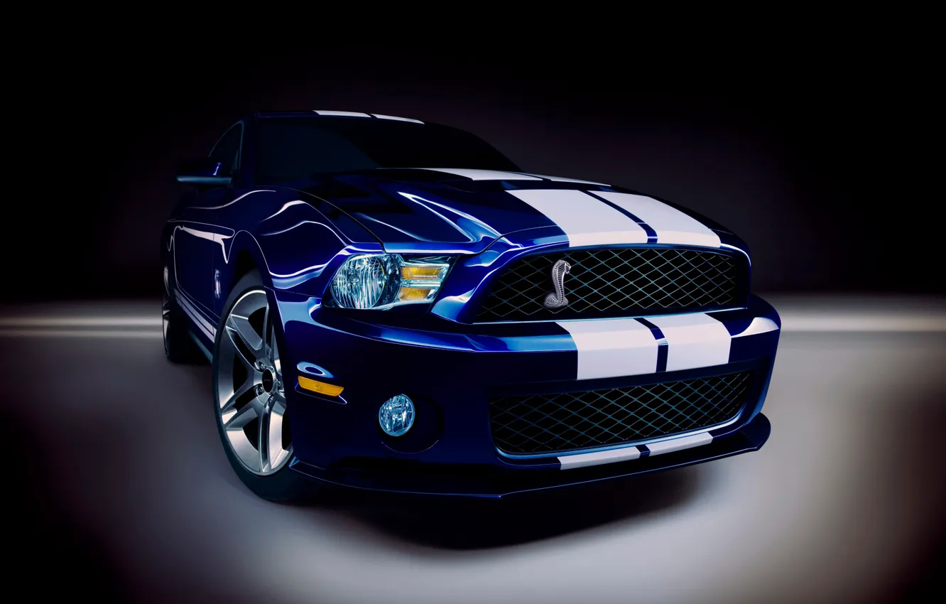Photo wallpaper Mustang, ford, shelby GT-500