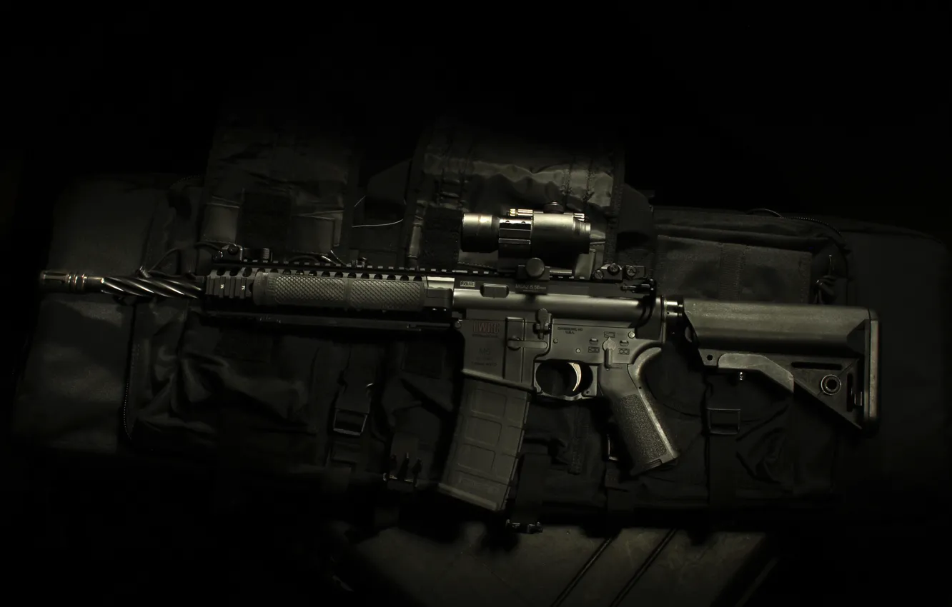 Photo wallpaper weapons, carabiner, assault rifle, M6A2