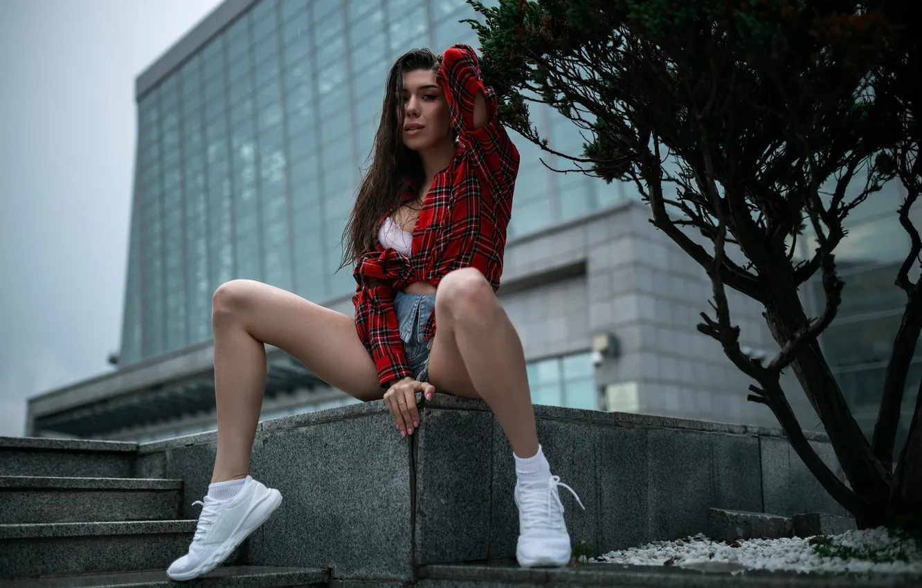 Photo wallpaper city, sexy, pose, Vadim Podoprigora